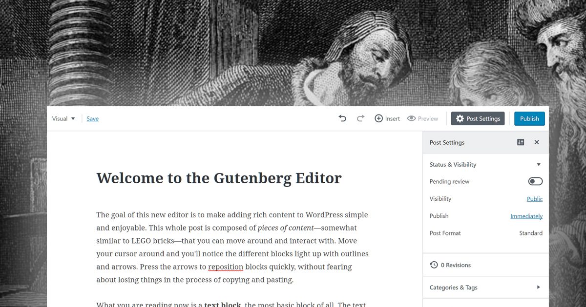 Gutenberg WordPress Page builder